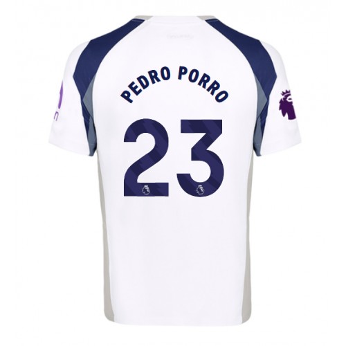 Stroje piłkarskie Tottenham Hotspur Pedro Porro #23 Koszulka Podstawowej 2025-26 Krótki Rękaw